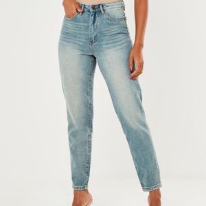 Misguided Blue Riot High Waisted Mom Jeans